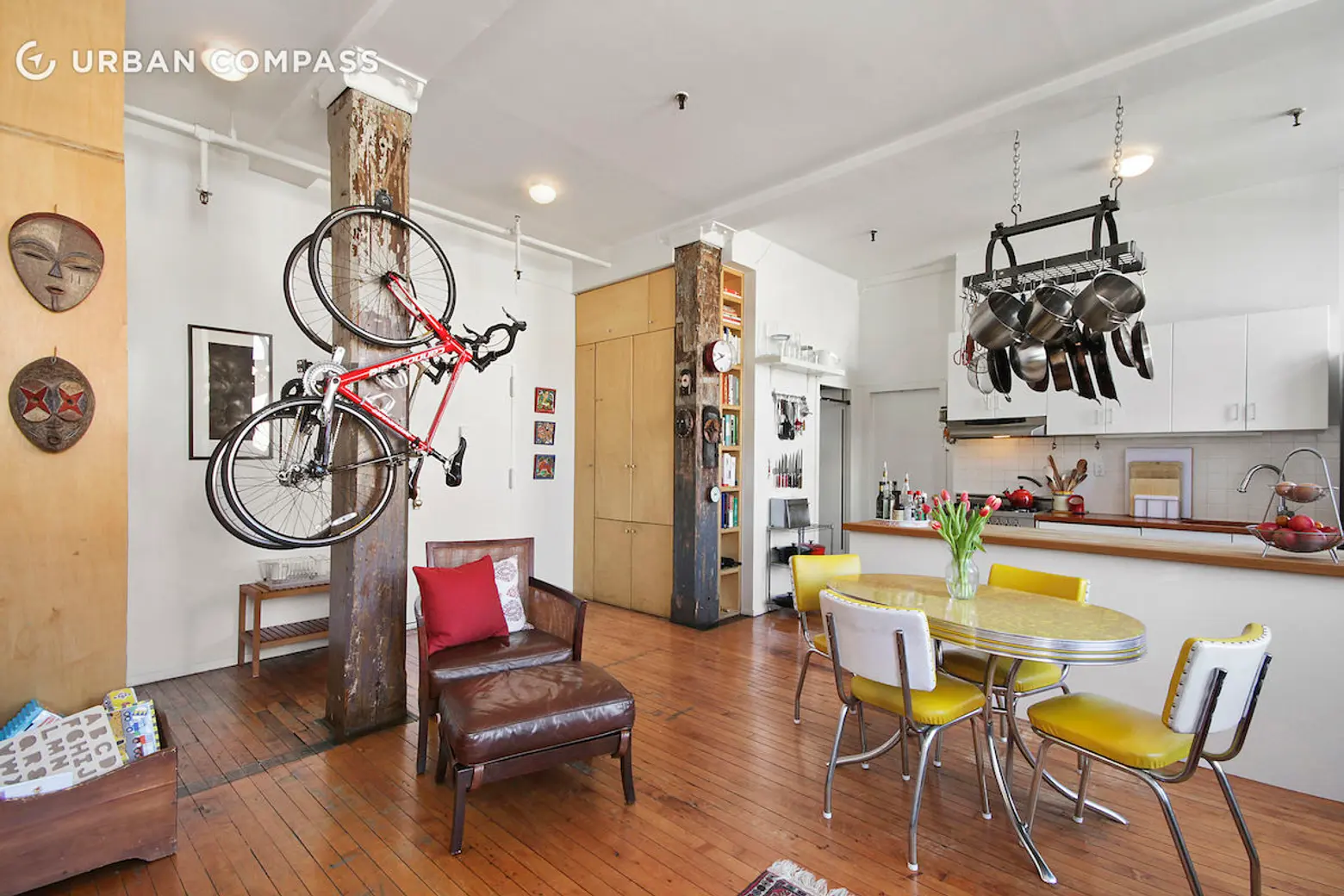 $1M Sunny Loft in Former Chocolate Factory Is a Golden Ticket