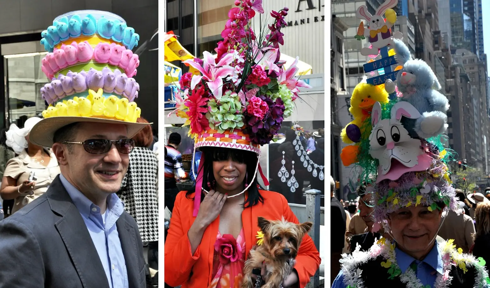 NYC Easter Parade, moder Easter bonnets