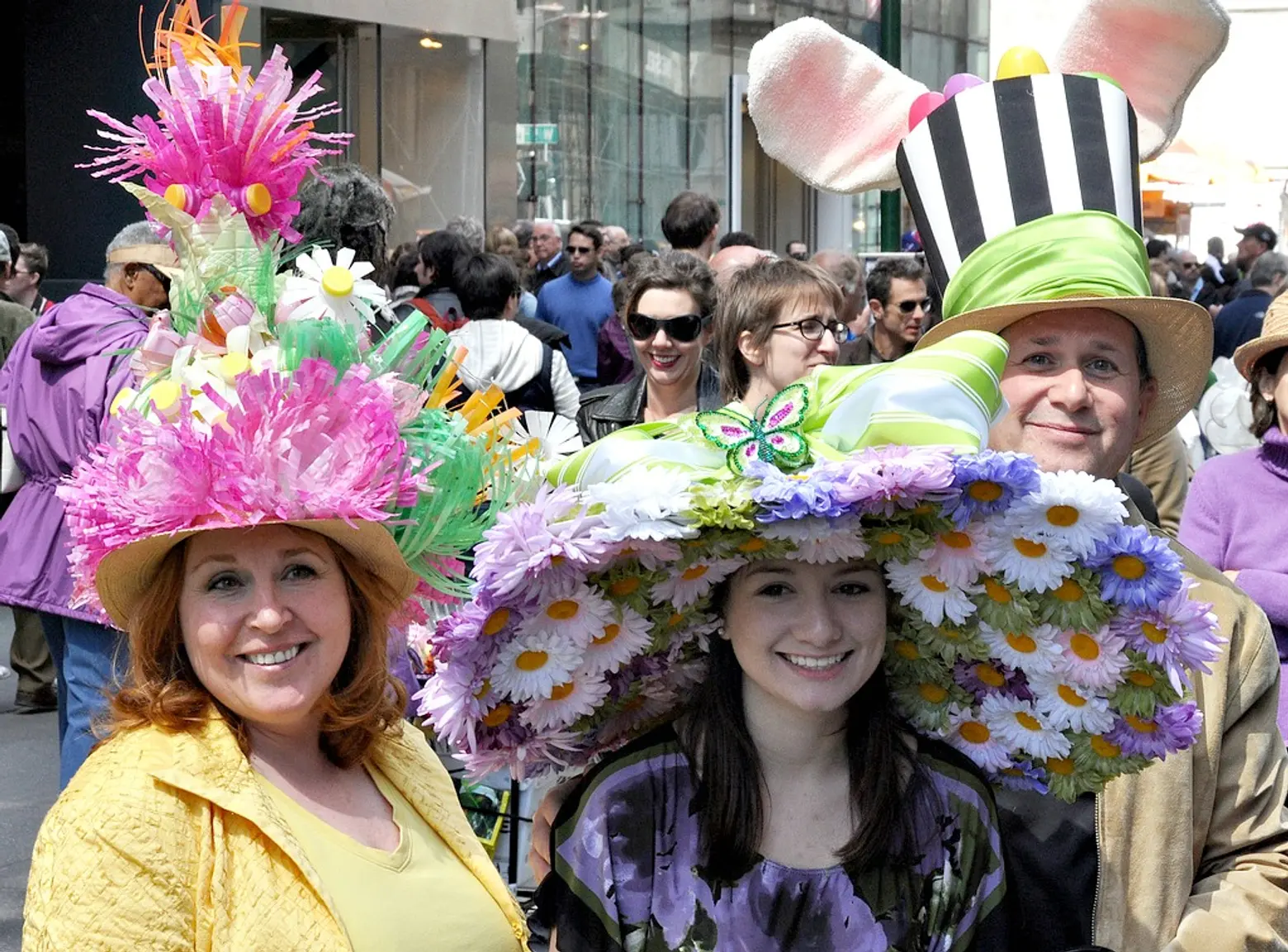 NYC Easter Parade, moder Easter bonnets