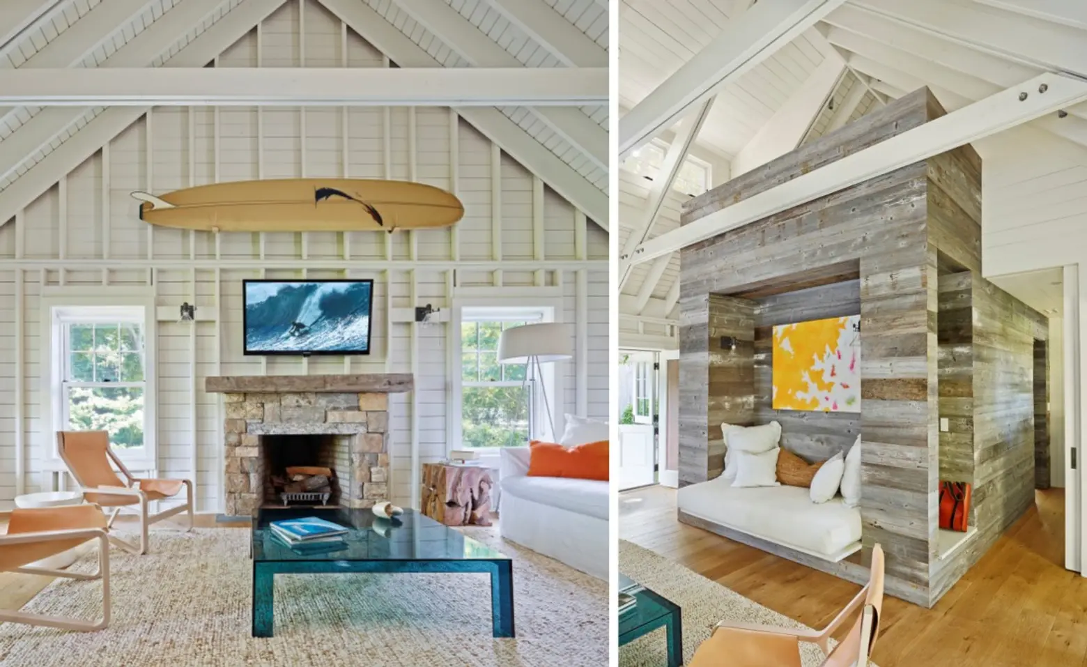 Navy Road Guest House by Robert Young Puts a Rustic Twist on Simple Hamptons Living