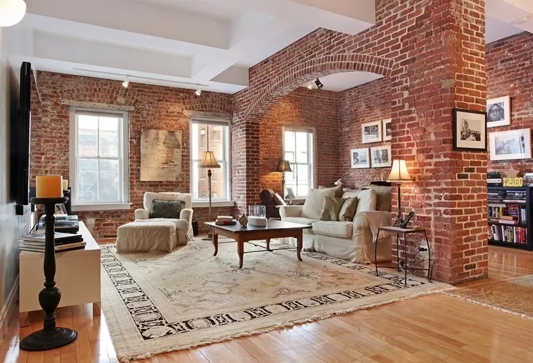 $3M Tribeca Loft Boasts Gorgeous Brick Arches