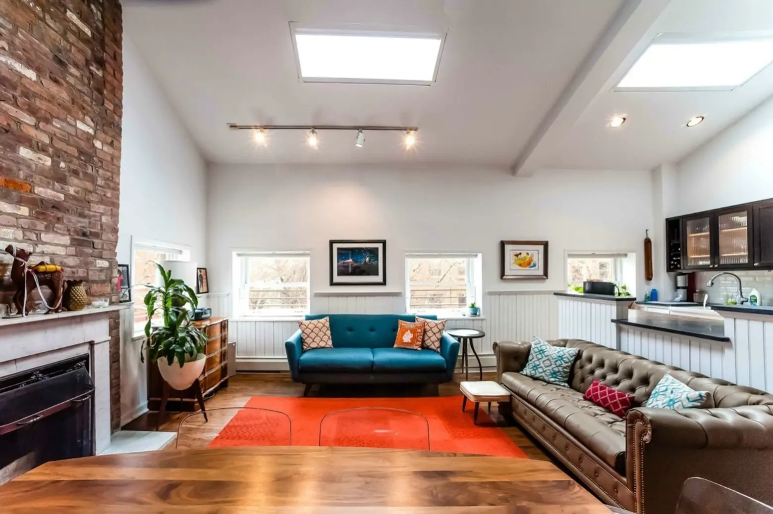 $2.25M Cobble Hill Brownstone Duplex with Cathedral Ceilings is Gorgeous at Any Angle