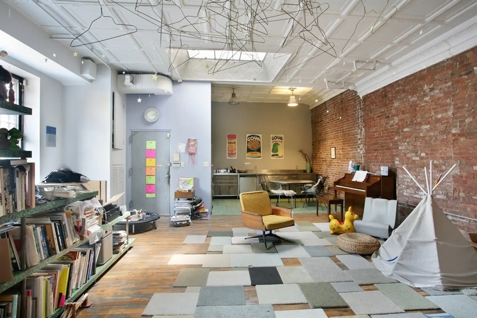 Downtown Brooklyn Live/Work Warehouse with Wild Decor Lists for $3.25M