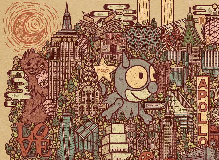Fun Illustration Is Like a NYC ‘Where’s Waldo’; Americans Love Food Emojis