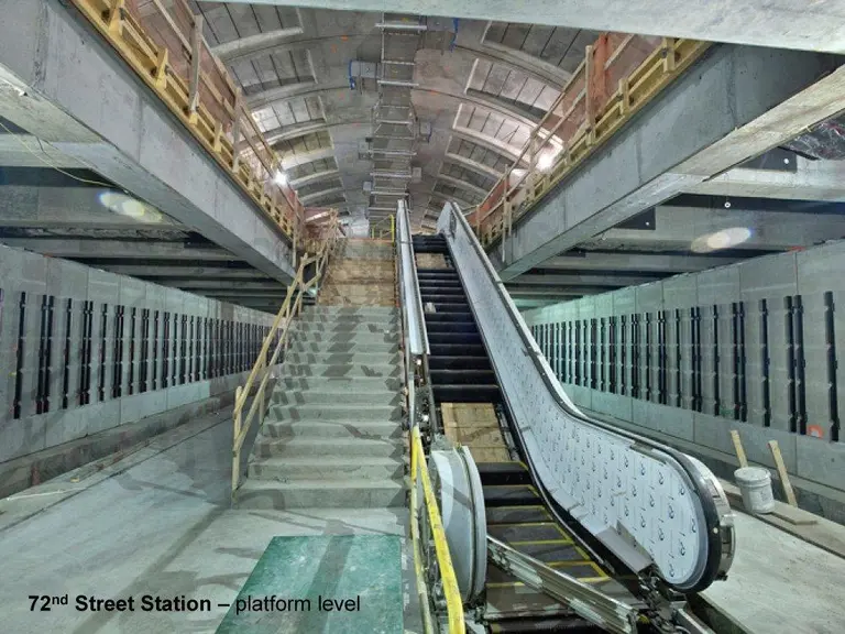 New Photos of the Second Avenue Subway Show Progress–and a Twist on the MTA’s Typeface