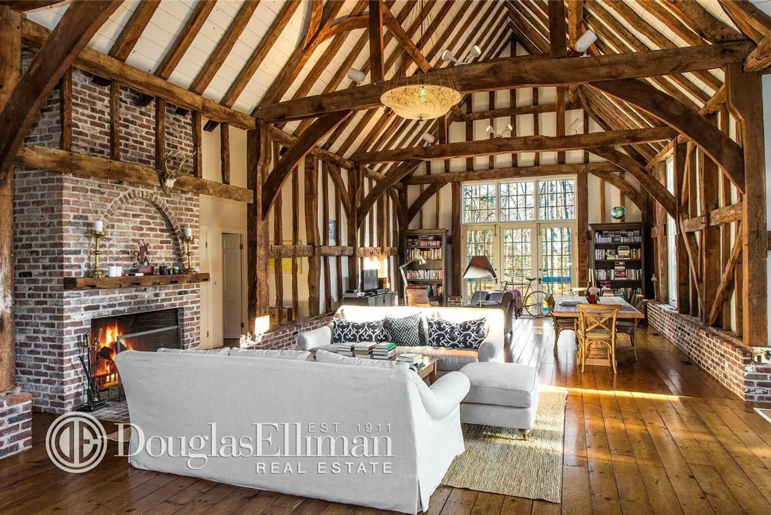 Beautiful 17th Century Barn Shipped Over from England Asks $3.3 Million