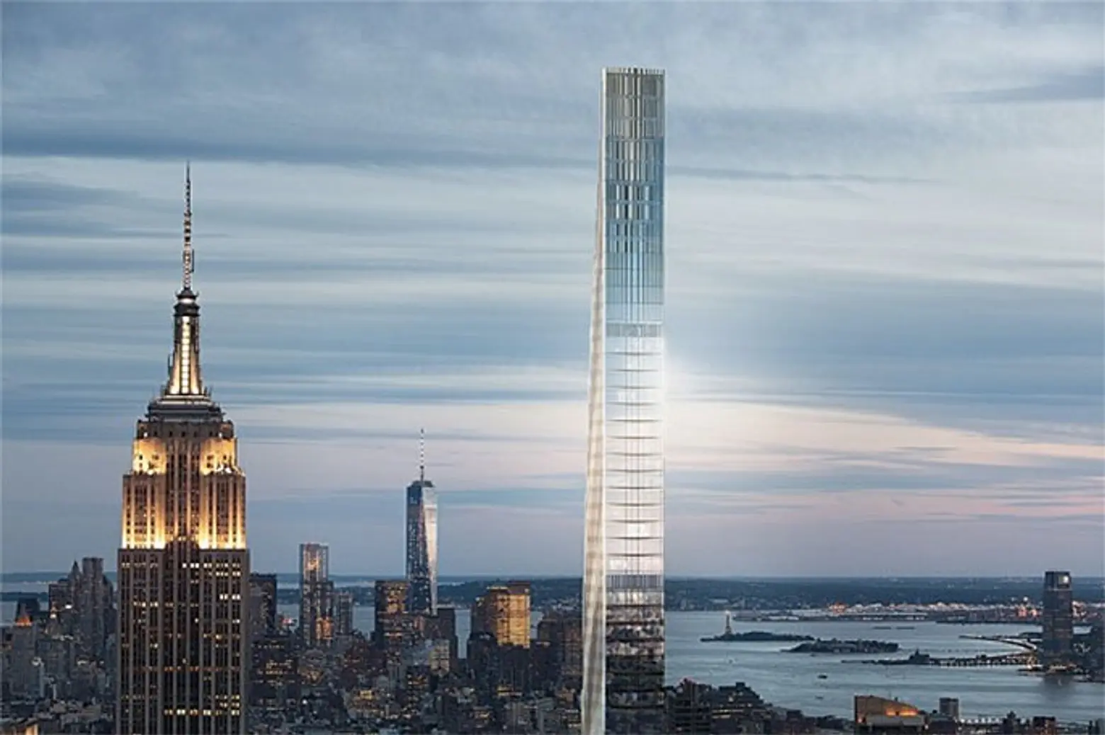 SHoP Architects' skinny New York tower passes supertall height
