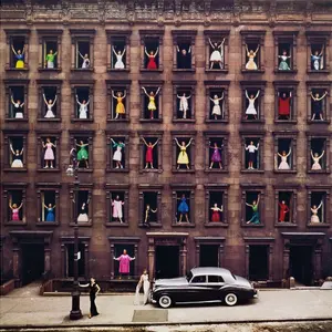 Ormond Gigli, New York City (Girls in the Windows), Sotheby's, The New York Sale auction