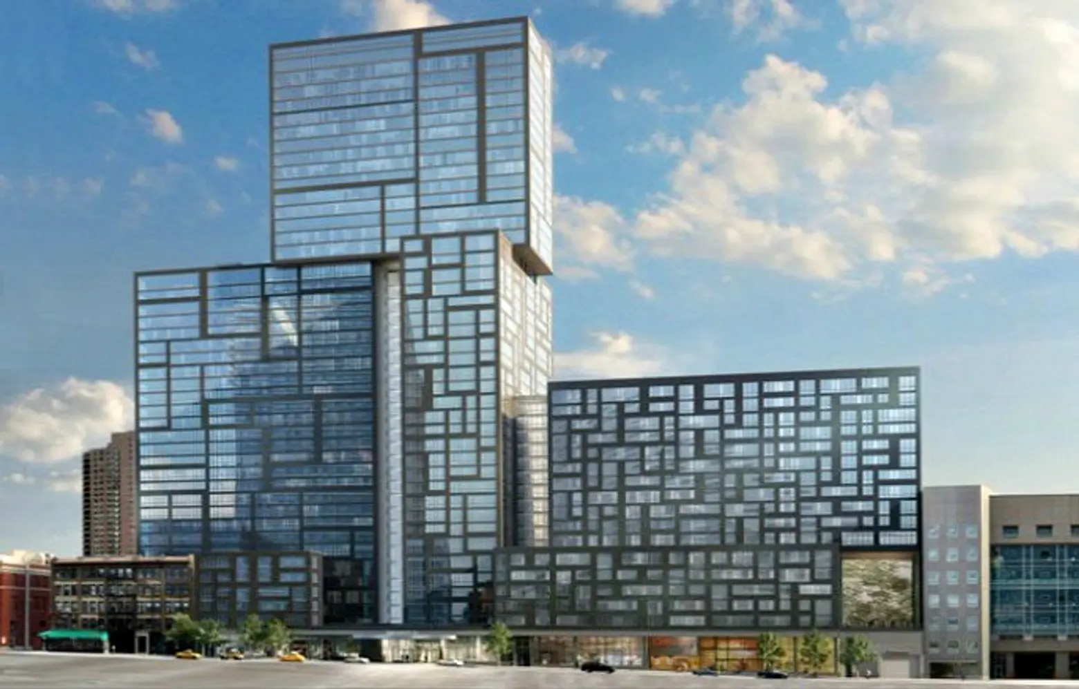 Big and Blocky Glass Building Coming to 57th Street; A Kim and Kanye Mega-Mansion?
