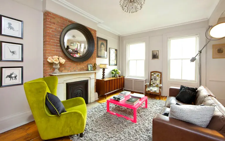 West Village Townhouse is Formal and Fun with a Bold Palette, Eclectic Furnishings – and Penguins