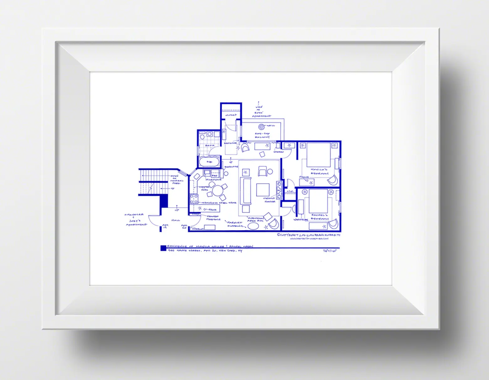 Fantasy Floorplans Bring to Life Your Favorite TV Show Homes from ‘Friends’ to ‘Mad Men’