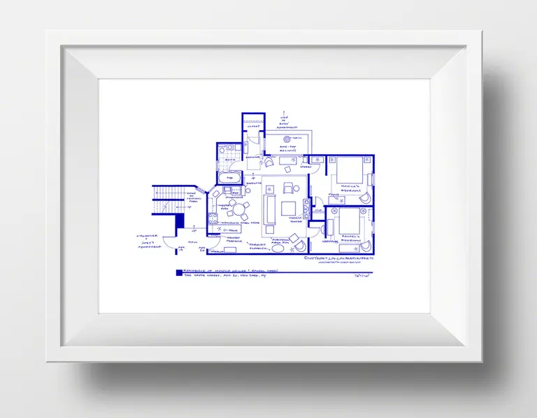 Fantasy Floorplans Bring to Life Your Favorite TV Show Homes from ‘Friends’ to ‘Mad Men’