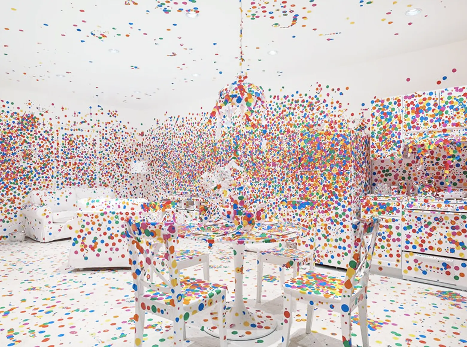 Yayoi Kusama’s Polka Dot-Covered ‘Obliteration Room’ Shows for the First Time in the U.S.