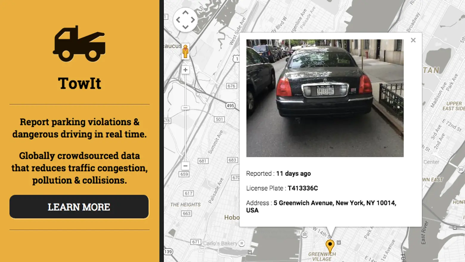 Report Poorly Parked Cars and Bad Drivers with the ‘TowIt’ App