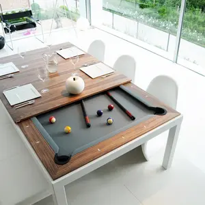 saluc, Amarith, pool table, two tables in one, Fusionpool table, sleek table