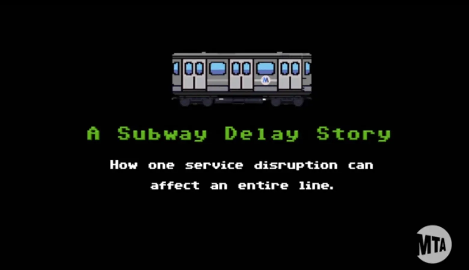 The MTA Explains Why Your Subway is Delayed with This 8-bit Video