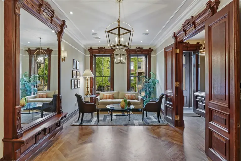 19th Century Bed-Stuy Townhouse on ‘Doctors Row’ Is Swimming in Wood Details