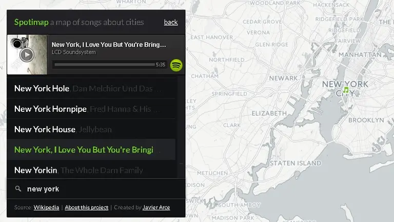 Organize Your Music by City with Spotimap