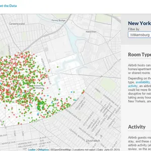Inside Airbnb, NYC Airbnb, Airbnb map