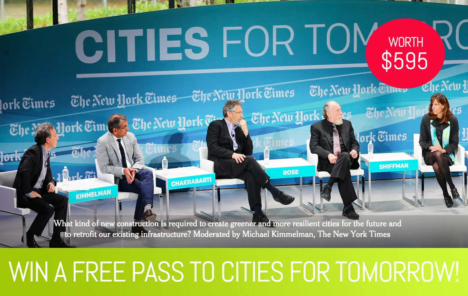 LAST DAY to Win a Free Pass to the New York Times Cities for Tomorrow Conference (Worth $595!)