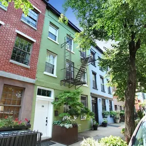 190 Concord Street, Vinegar Hill, Downtown Brooklyn, rear garden