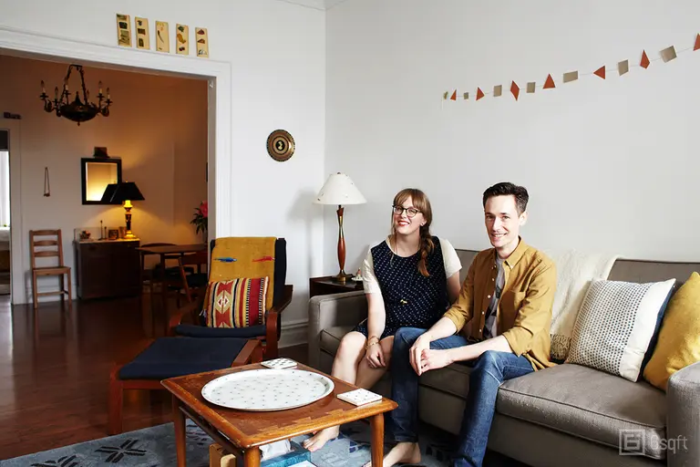 My 800sqft: A Cute Design Couple Fill Their Ridgewood Railroad Apartment with Whimsy