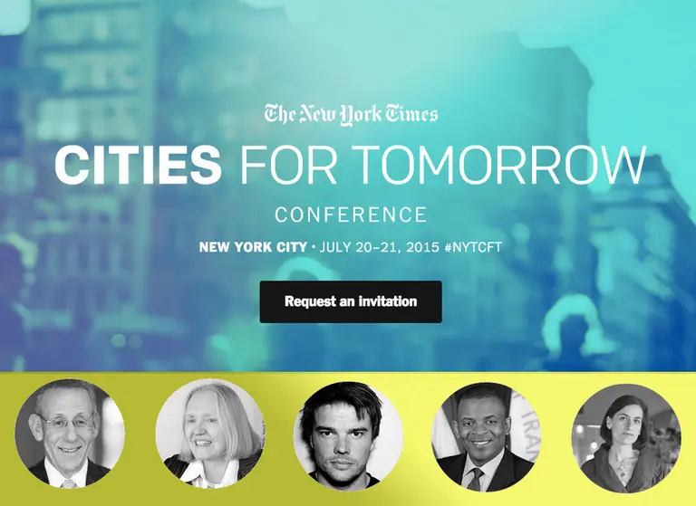 Join Global Architecture, Urban Planning and Real Estate Pundits at the NYT’s Cities for Tomorrow Conference
