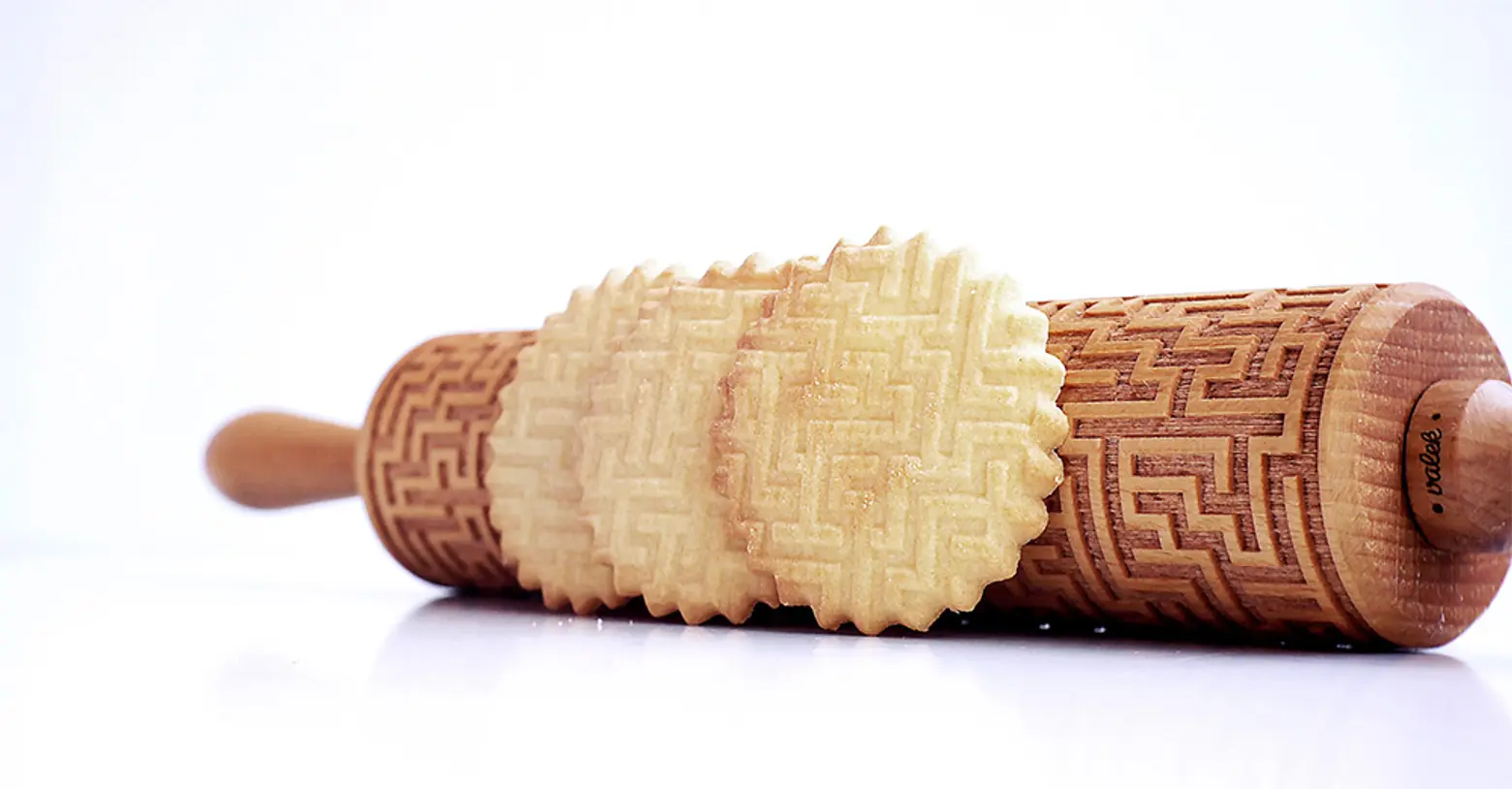 Laser-Engraved Rolling Pins Leave Fun Prints on Your Baked Goods
