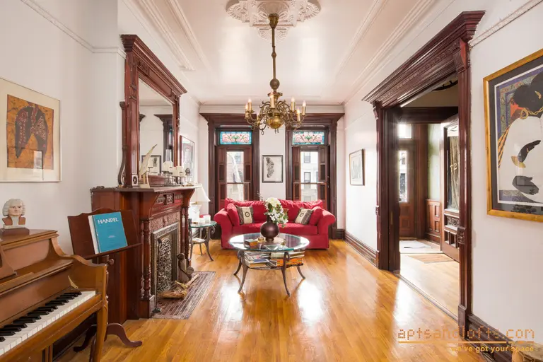 Wood Details Abound in This $1.3M Bed-Stuy Townhouse