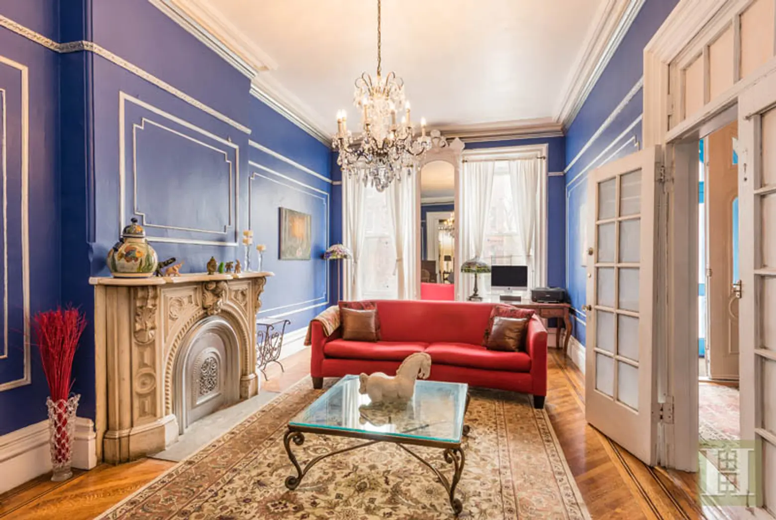 This Historic $2.1 Million Bed-Stuy Townhouse Comes with a Koi Pond