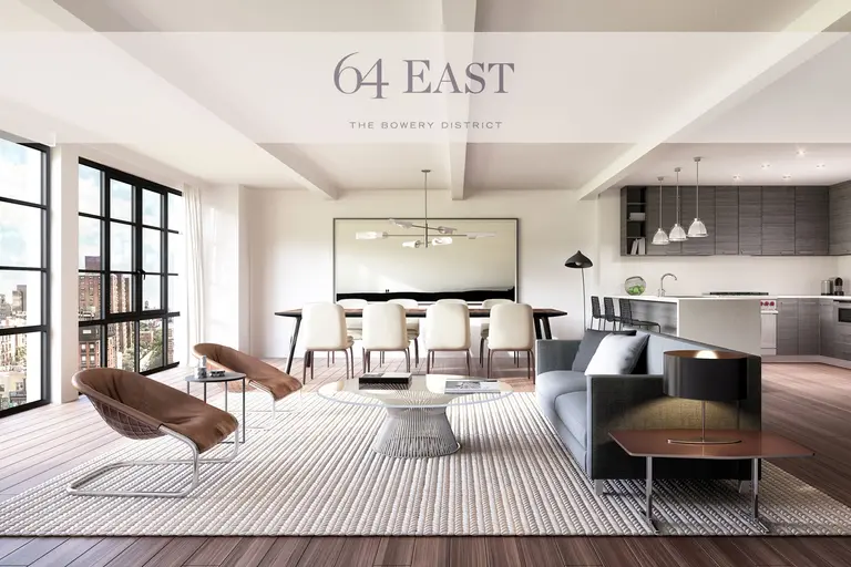 First Look Inside 64 East 1st Street’s Lofty Condominiums in the ‘Bowery District’