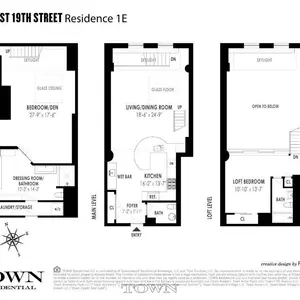 251 West19th Street 1E, Chelsea 19, loft, cool listing, NYC apartment, Chelsea, triplex