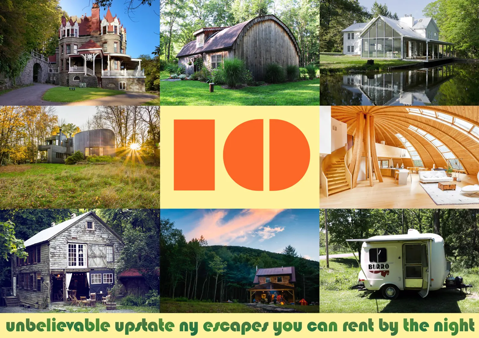 10 Unbelievable Upstate NY Escapes You Can Rent by the Night