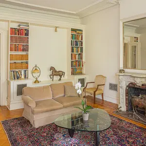 121 Lincoln Place, parlor floor, brownstone, living room, park slope