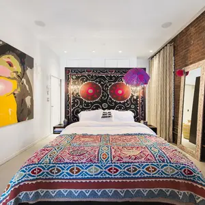 90 Hudson Street, bedroom, Tribeca, loft
