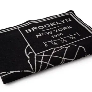 brooklyn map blanket, merino wool throw