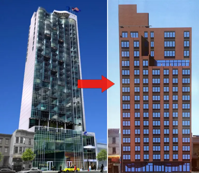 REVEALED: Bland Apartment Tower Replaces Karl Fischer’s Indigo Hotel Design in Downtown Brooklyn