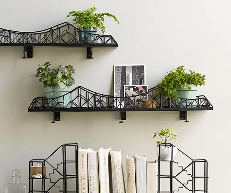 Playful Suspension Bridge Shelf Is Perfect for Showcasing Your Beloved Objects