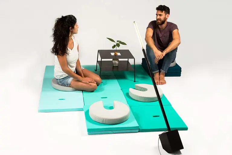 Pile: Transforming, Space-Saving Furniture for Life on the Ground