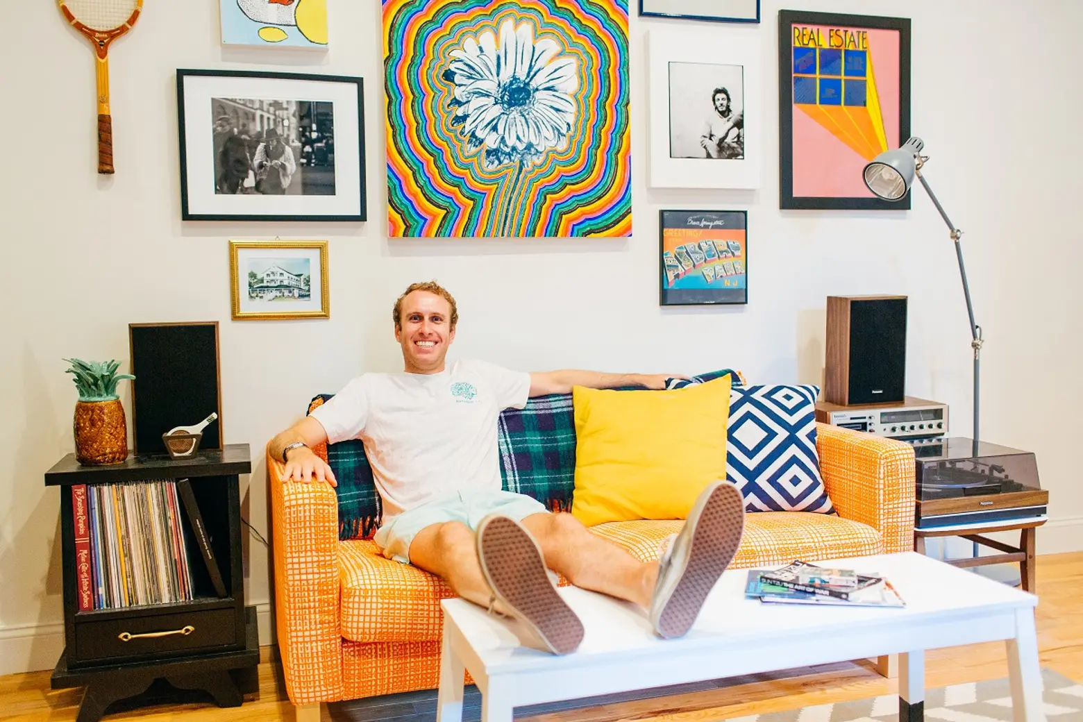 My 350sqft: A Modern Bachelor Opens Up His Creative and Clever Brooklyn Heights Studio