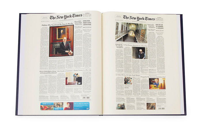 New York Times Custom Birthday Book, New York Times Birthday Book
