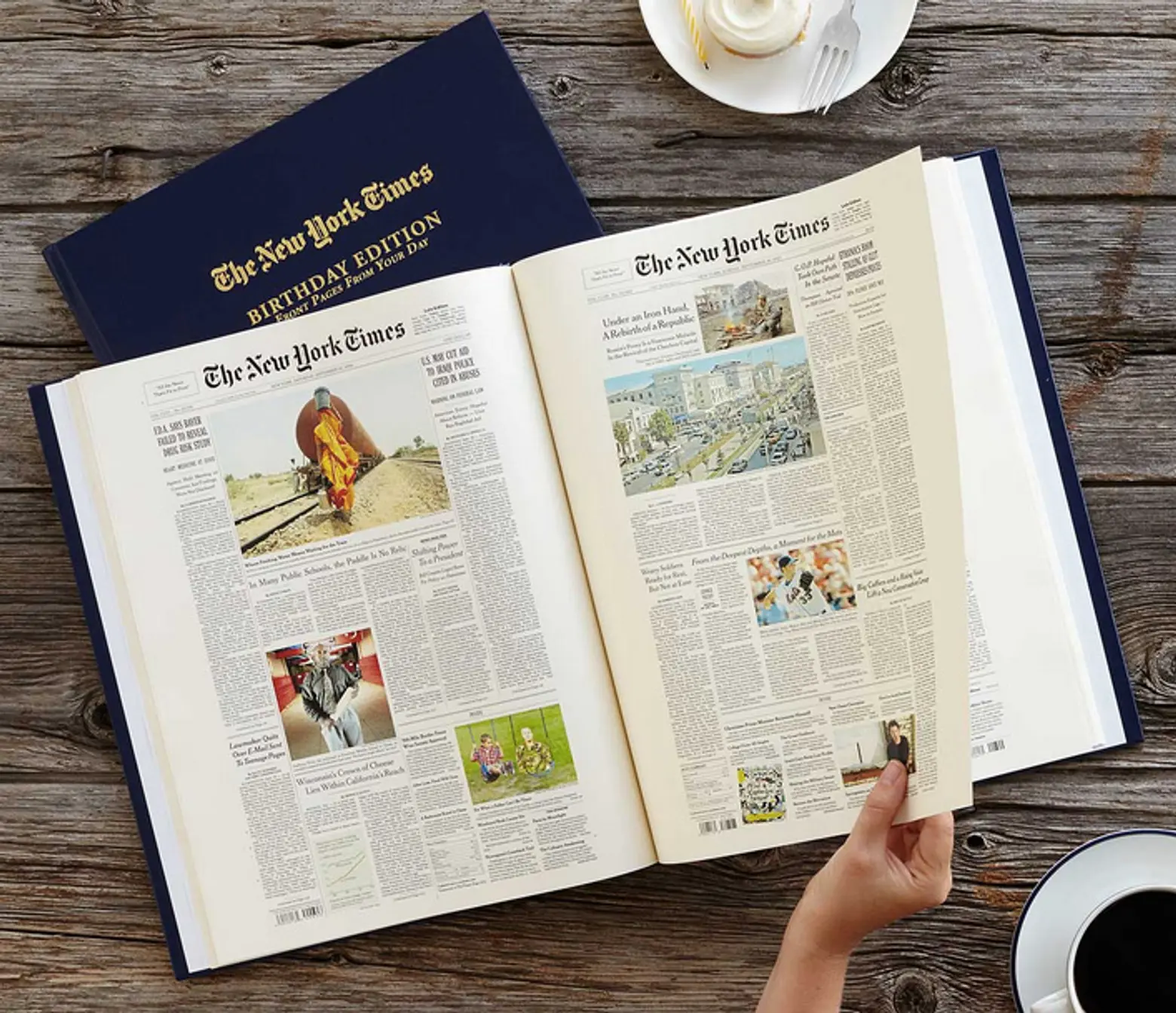 New York Times Custom Birthday Book Features Every Front Page Since Your Birth