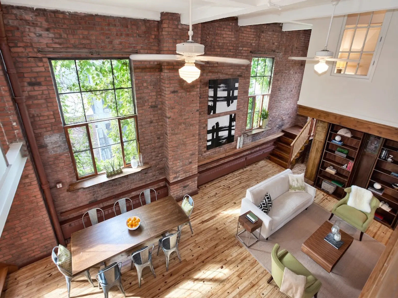 Find Your Favorite Spaces in This Flexible South Slope Loft Duplex