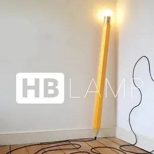 HB Lamp, pencil lamp, george and michael design,
