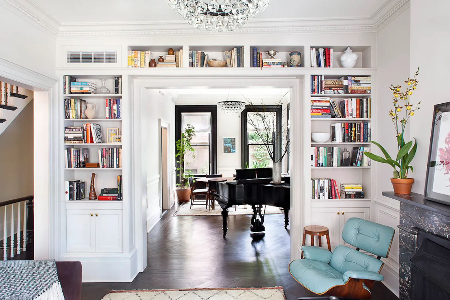 Cobble Hill Brownstone by Budding Designer Blair Harris Mixes Vintage Finds With Modern Details