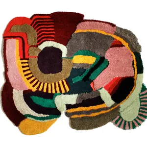 colorful rugs, graffiti rugs, JONATHAN JOSEFSSON