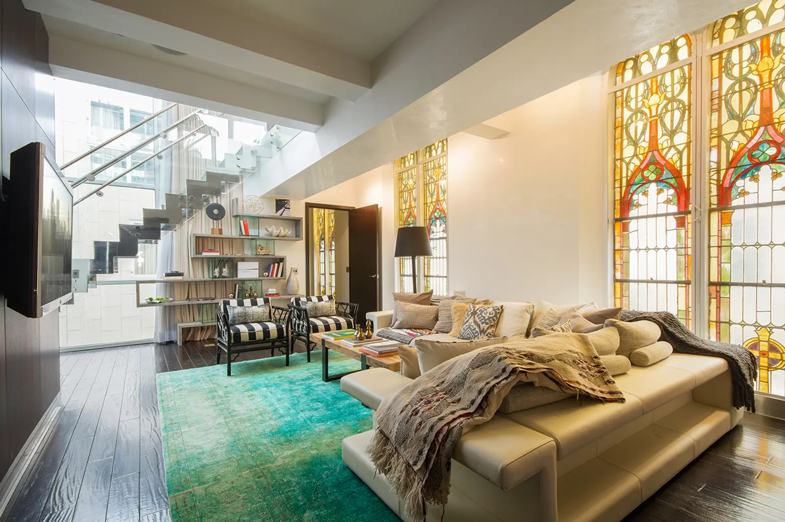 Jude Law’s Former Greenwich Village Penthouse in Gorgeous Church Conversion Asks $12.5M