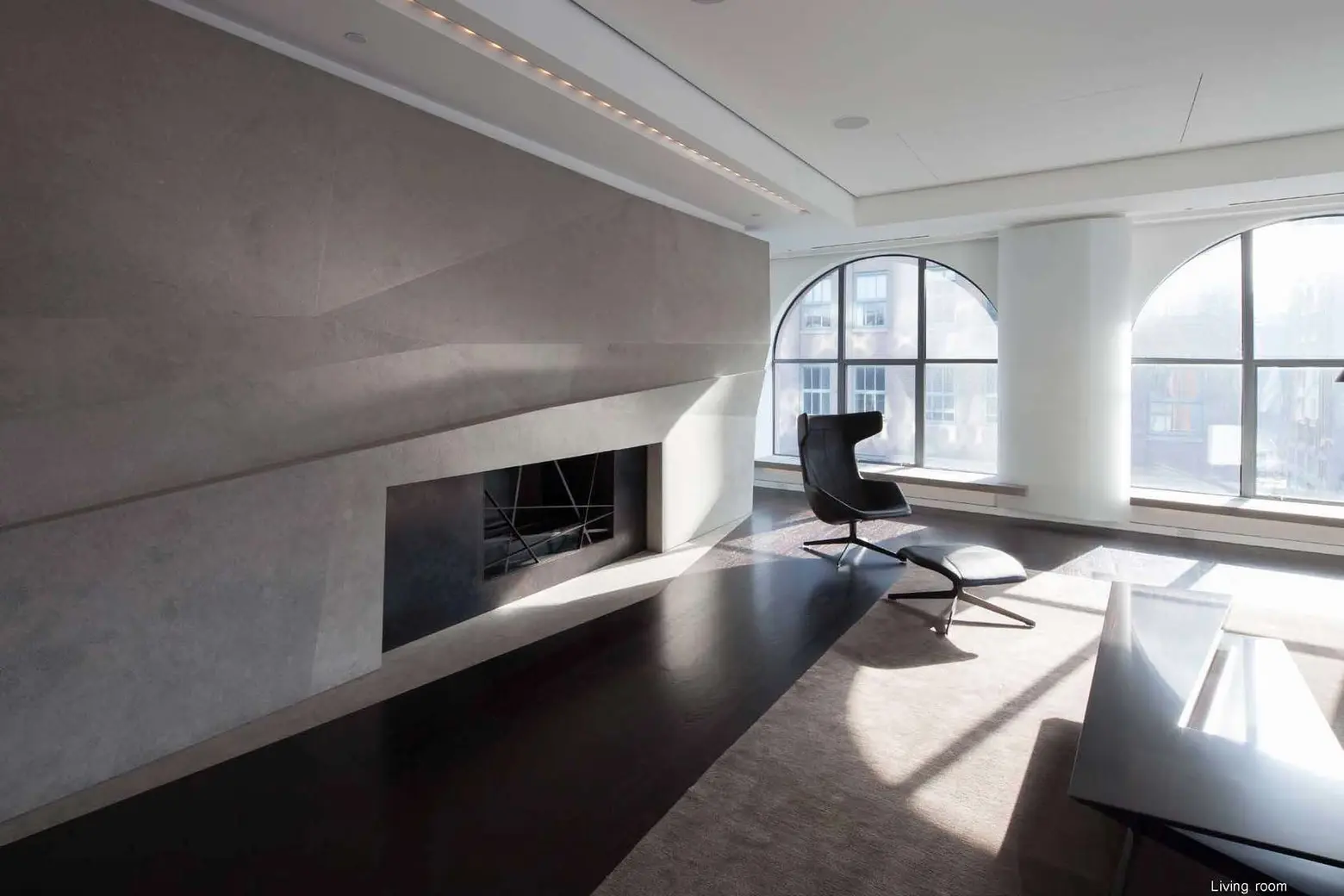 Sleek Tribeca Loft Redesign Features Undulating Walls and Inspiring Idea Lab
