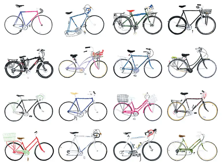 Liven Up Your Walls With Bike Art Inspired by the New York City Streets