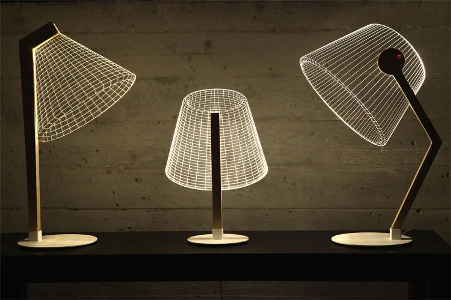 Studio Cheha’s Awesome BULBING LED Lamps Are Actually 2D Cutouts